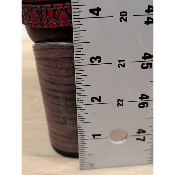 Freebird by Steven Balboa Ankle Booties Wine Zip Block Heel with Box Women's 9 - Picture 11 of 13